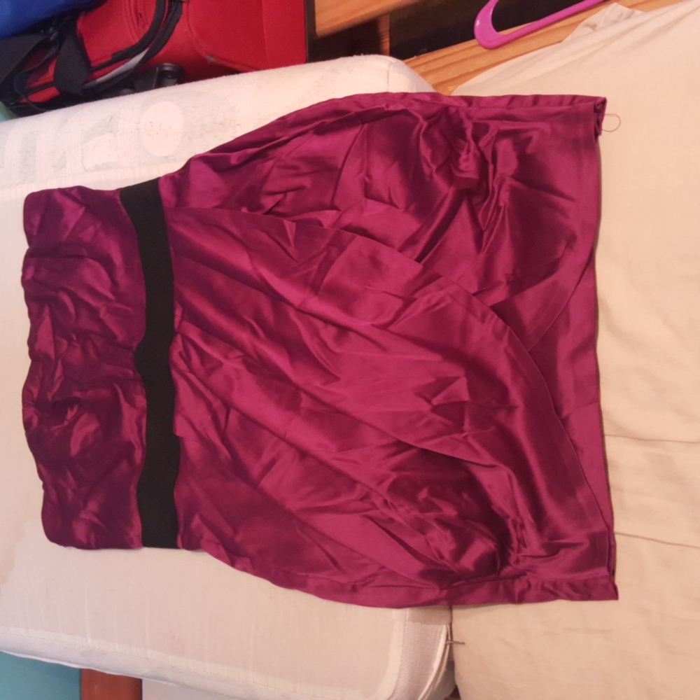 Forever 21 Strapless Purple Dress - Large